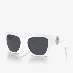 Versace Black and White Sunglasses Square Frame